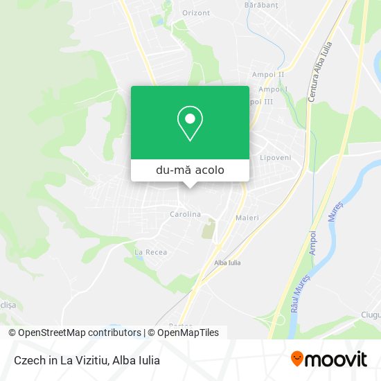 Hartă Czech in La Vizitiu