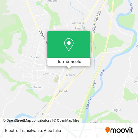 Hartă Electro Transilvania