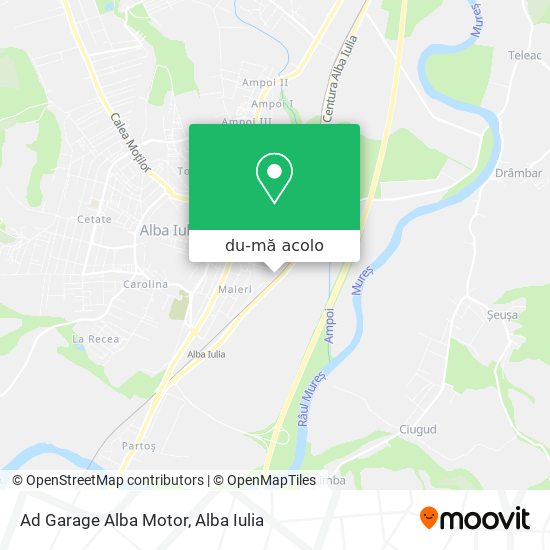 Hartă Ad Garage Alba Motor