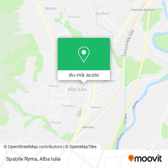Hartă Spațiile Ryma