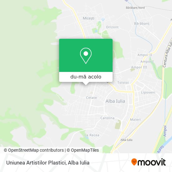 Hartă Uniunea Artistilor Plastici