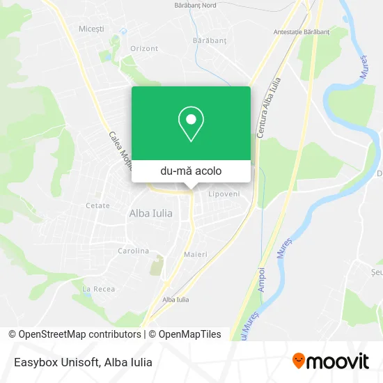 Hartă Easybox Unisoft