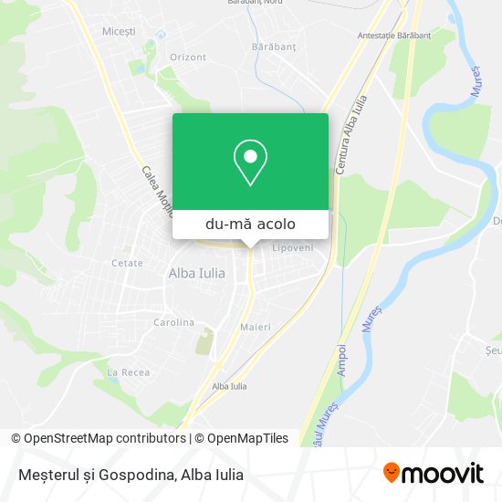 Hartă Meșterul și Gospodina