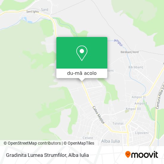 Hartă Gradinita Lumea Strumfilor
