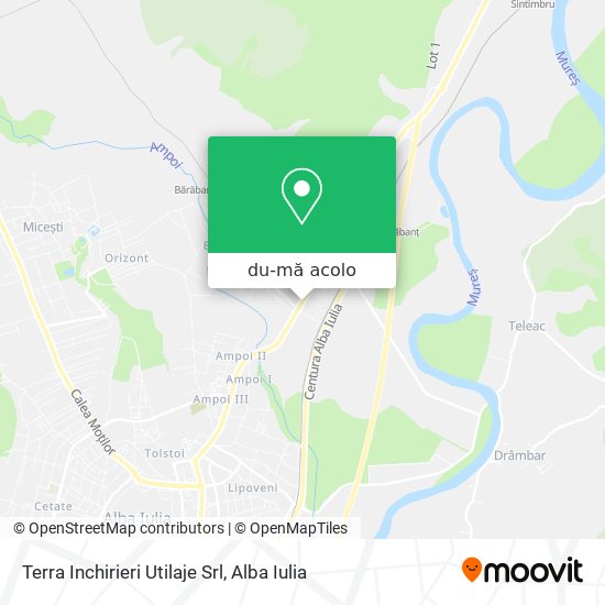 Hartă Terra Inchirieri Utilaje Srl