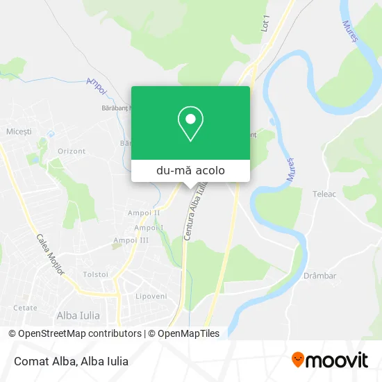 Hartă Comat Alba
