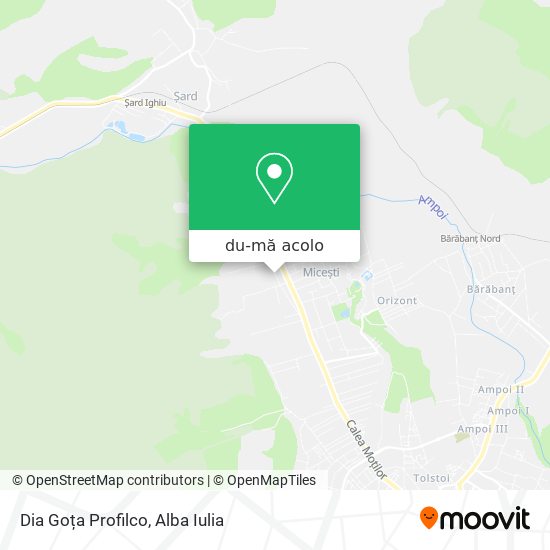 Hartă Dia Goța Profilco