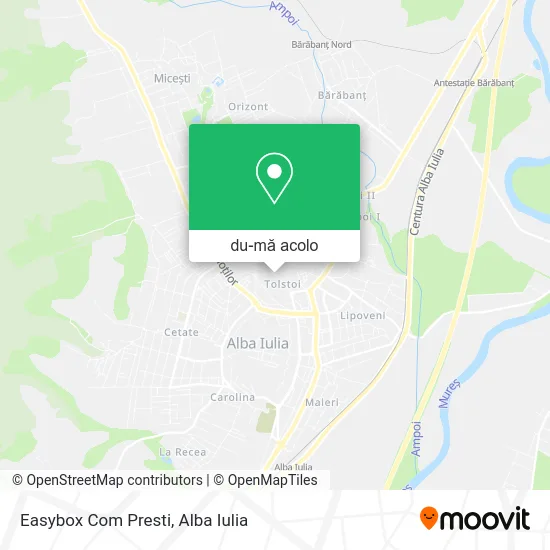 Hartă Easybox Com Presti