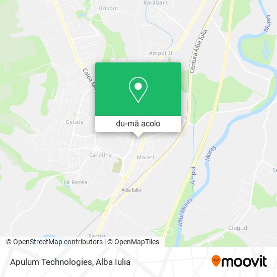Hartă Apulum Technologies