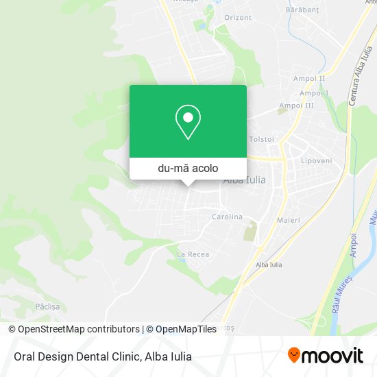 Hartă Oral Design Dental Clinic