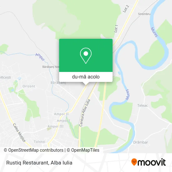 Hartă Rustiq Restaurant