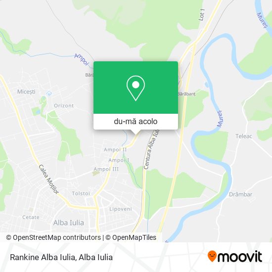 Hartă Rankine Alba Iulia