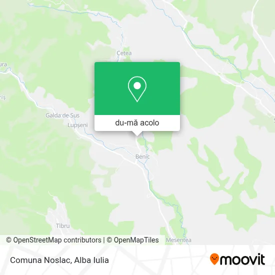 Hartă Comuna Noslac