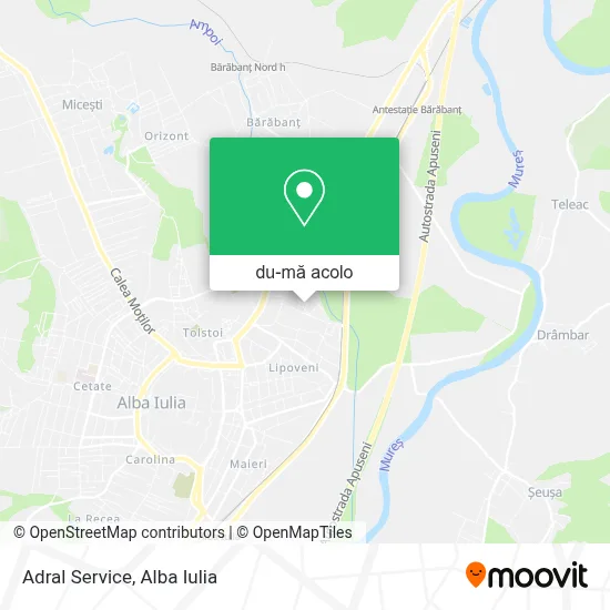 Hartă Adral Service