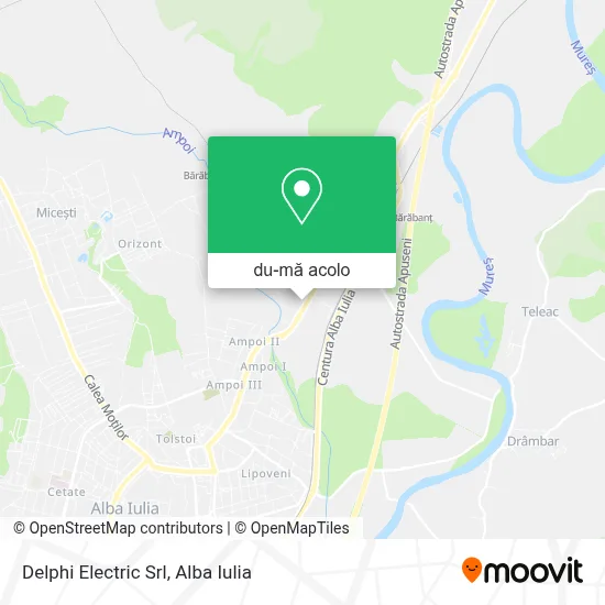 Hartă Delphi Electric Srl