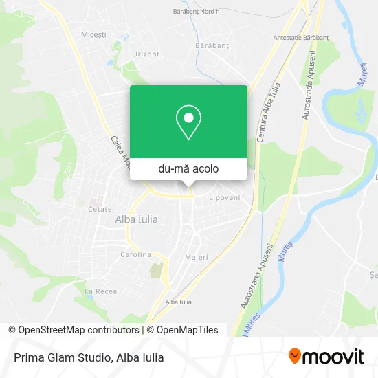 Hartă Prima Glam Studio
