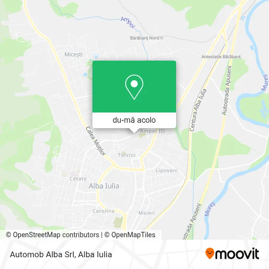 Hartă Automob Alba Srl