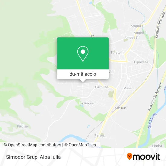 Hartă Simodor Grup