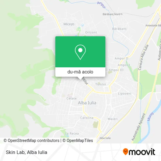 Hartă Skin Lab