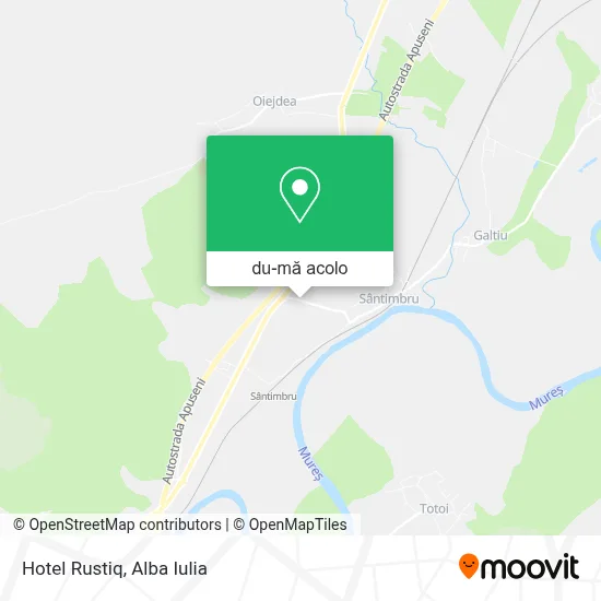 Hartă Hotel Rustiq