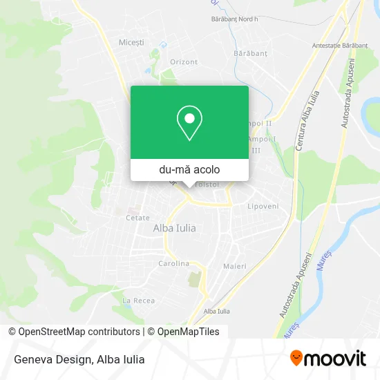 Hartă Geneva Design