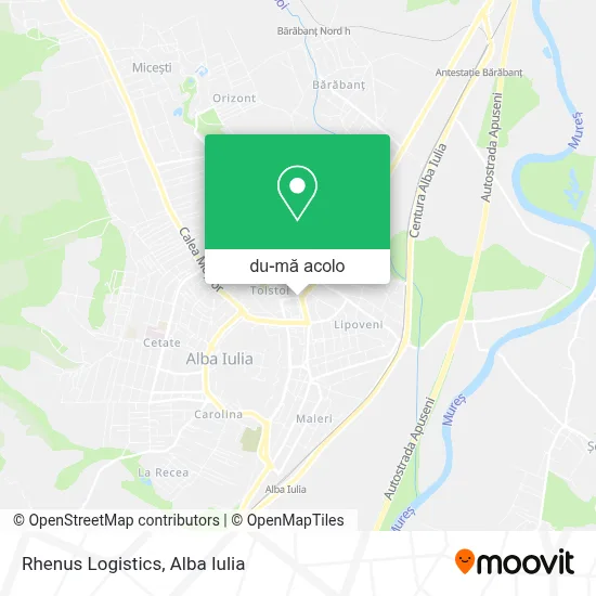 Hartă Rhenus Logistics