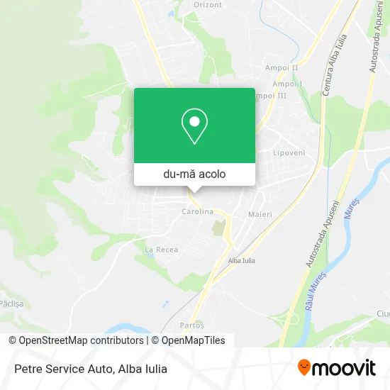 Hartă Petre Service Auto