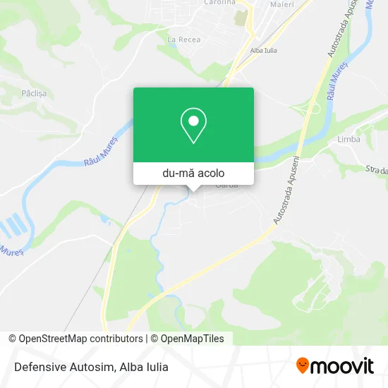 Hartă Defensive Autosim