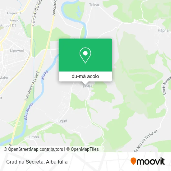 Hartă Gradina Secreta