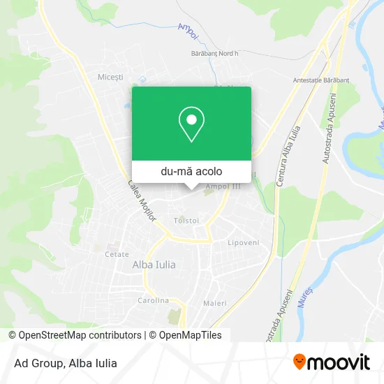 Hartă Ad Group