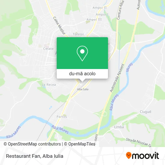 Hartă Restaurant Fan