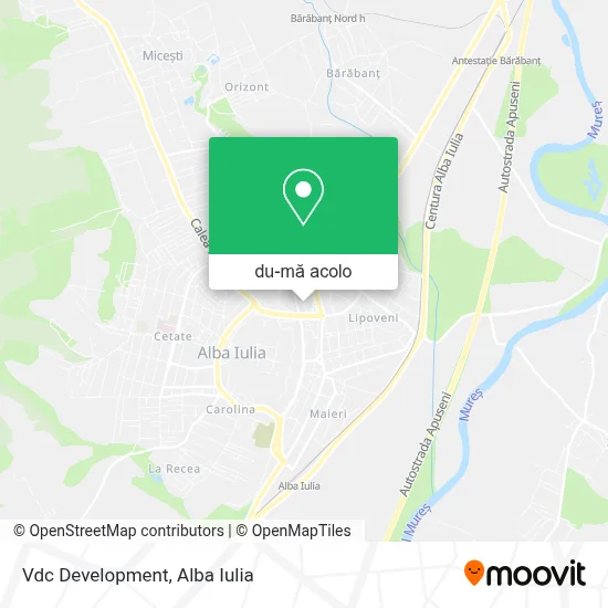 Hartă Vdc Development