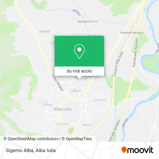 Hartă Sigemo Alba
