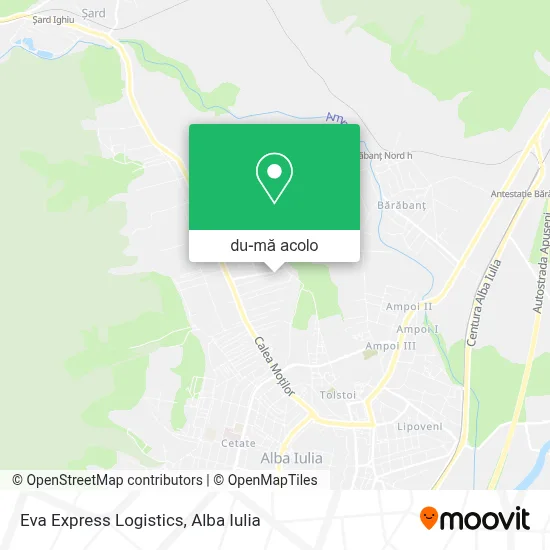 Hartă Eva Express Logistics