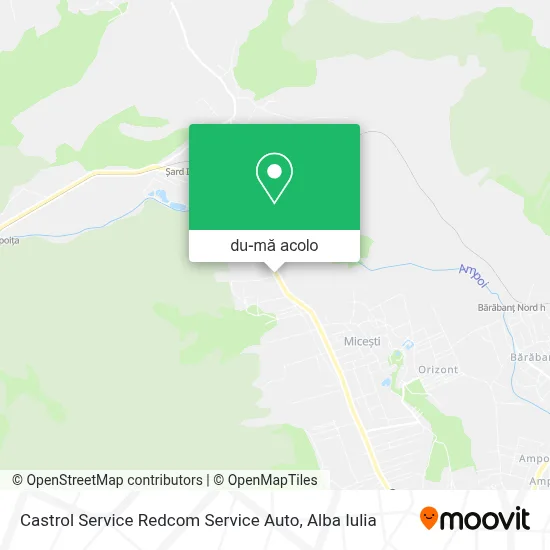 Hartă Castrol Service Redcom Service Auto