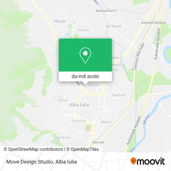 Hartă Move Design Studio
