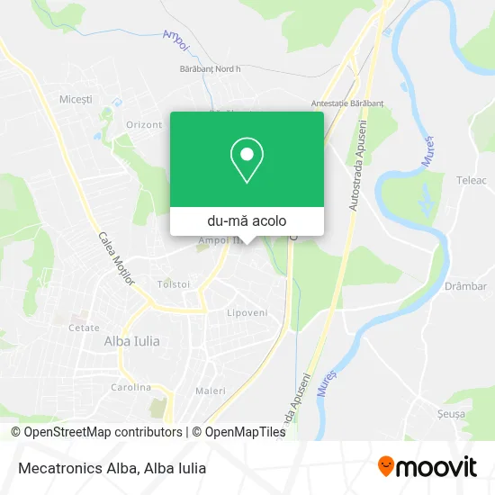 Hartă Mecatronics Alba