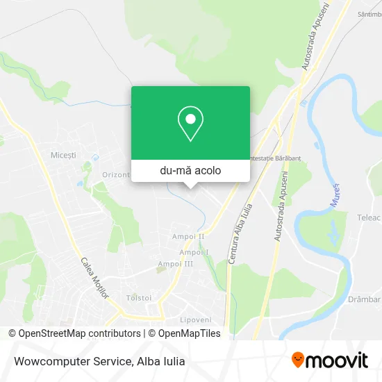 Hartă Wowcomputer Service