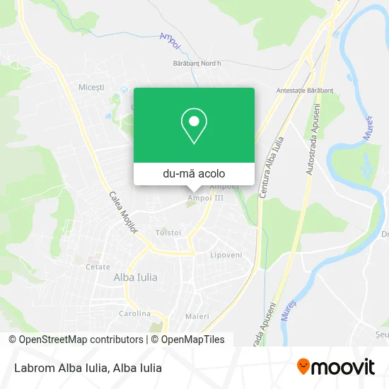 Hartă Labrom Alba Iulia