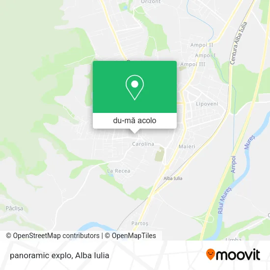 Hartă panoramic explo