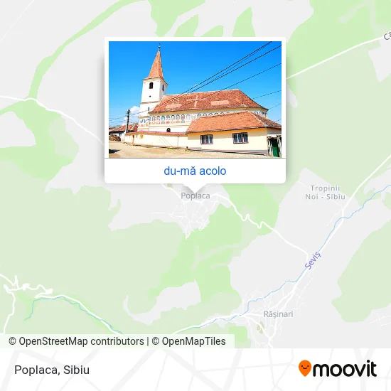 Hartă Poplaca