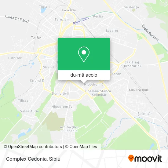 Hartă Complex Cedonia