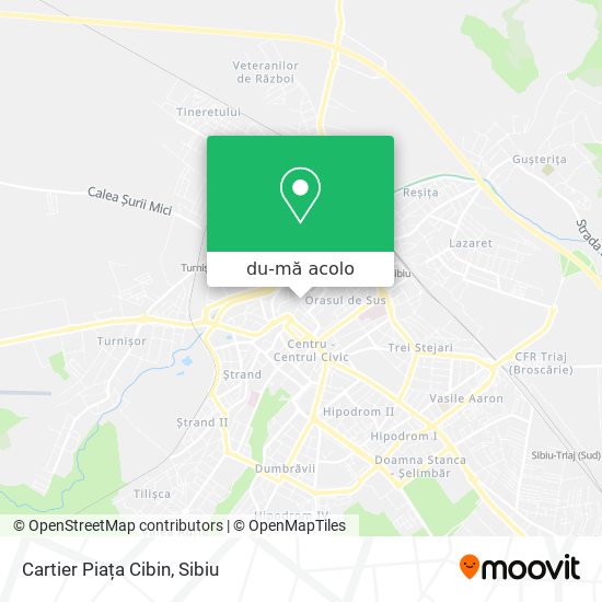 Hartă Cartier Piața Cibin