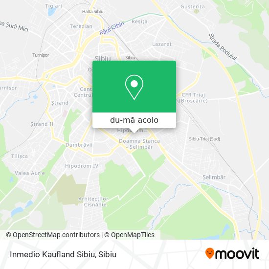 Hartă Inmedio Kaufland Sibiu