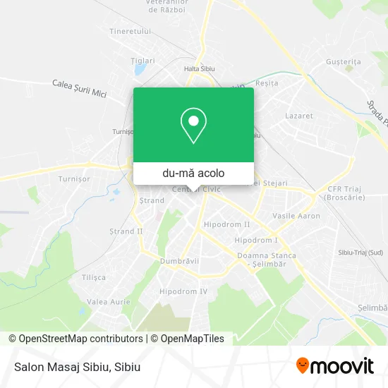 Hartă Salon Masaj Sibiu