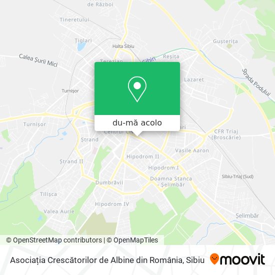 Hartă Asociația Crescătorilor de Albine din România