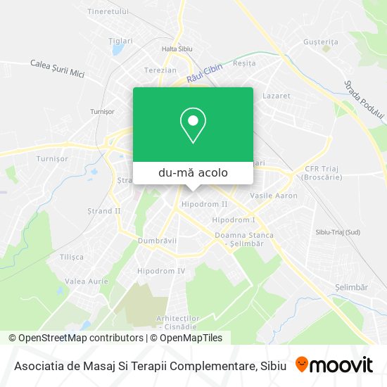 Hartă Asociatia de Masaj Si Terapii Complementare