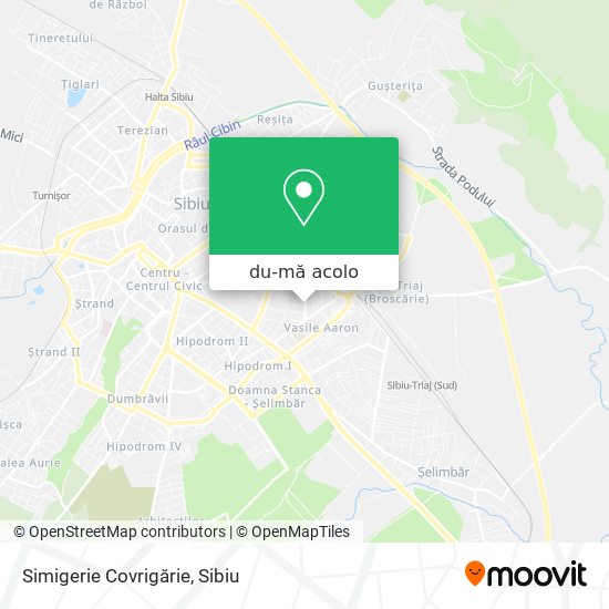 Hartă Simigerie Covrigărie