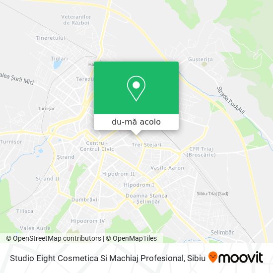 Hartă Studio Eight Cosmetica Si Machiaj Profesional