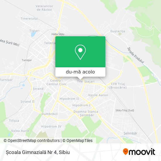 Hartă Școala Gimnazială Nr 4